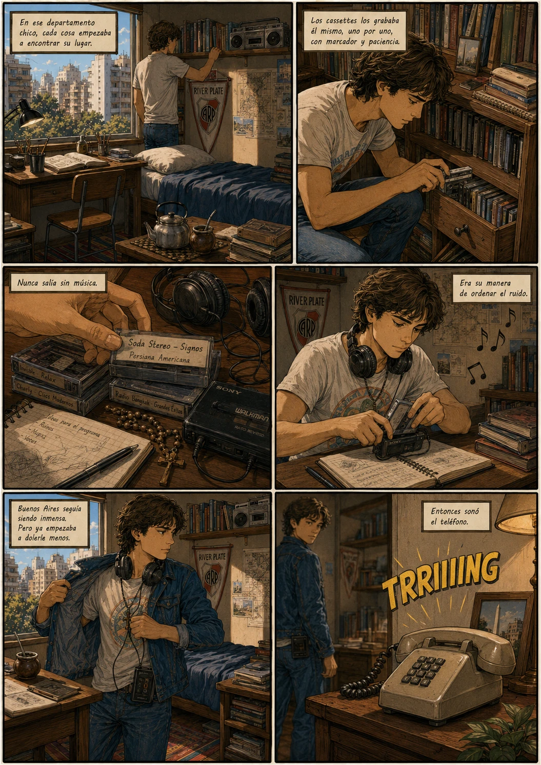 Planeta Cero, capítulo 1, página 2. Página completa del cómic.