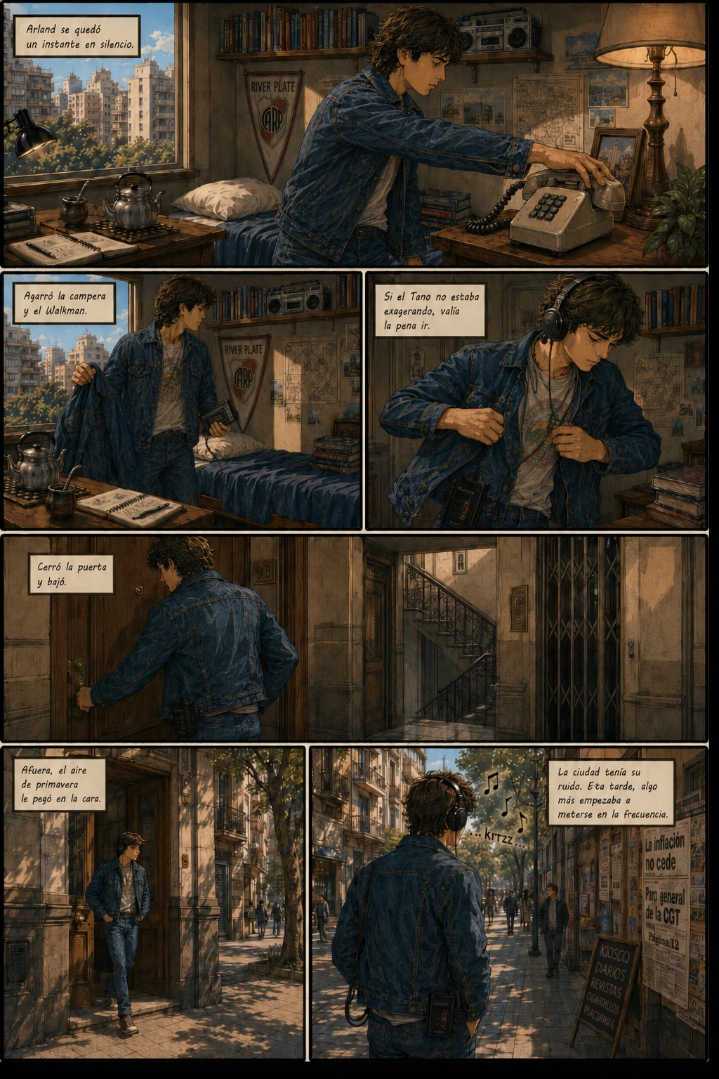Planeta Cero, capítulo 1, página 4. Página completa del cómic.