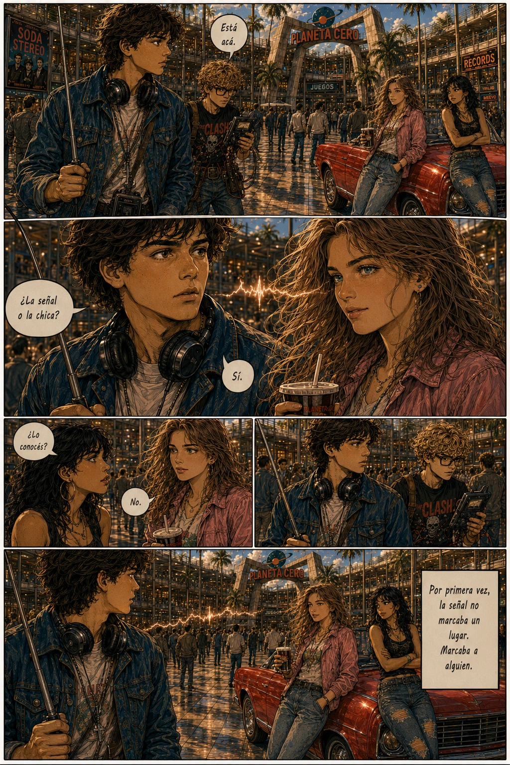Planeta Cero, capítulo 1, página 11. Página completa del cómic.