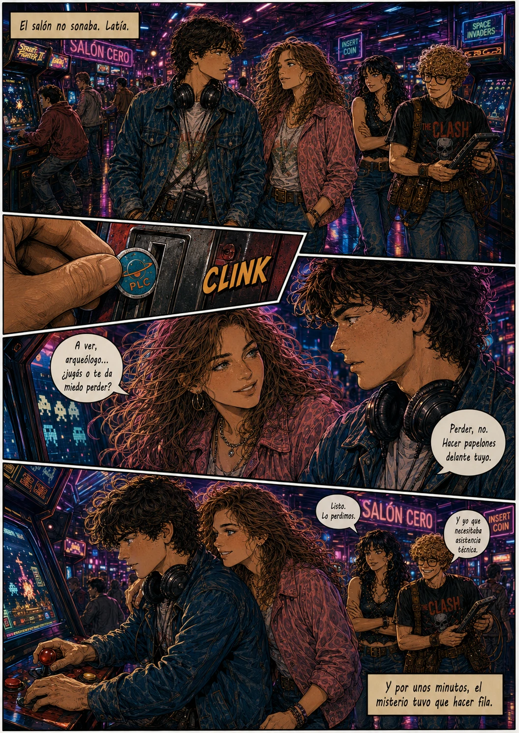Planeta Cero, capítulo 1, página 14. Página completa del cómic.