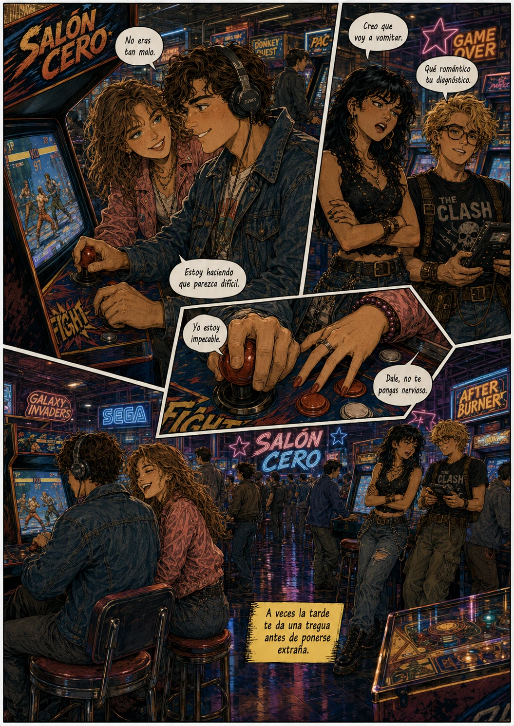 Planeta Cero, capítulo 1, página 15. Página completa del cómic.