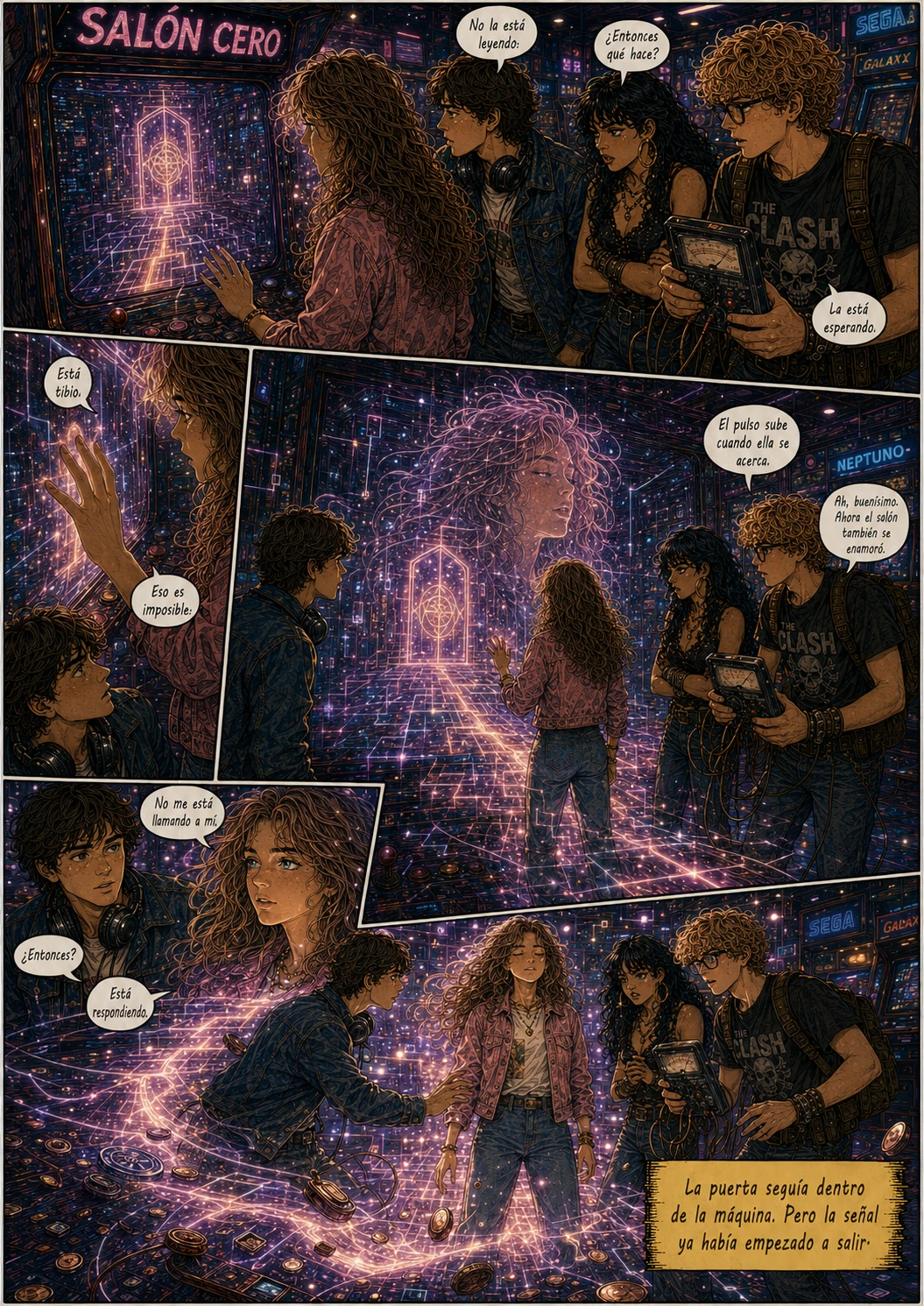 Planeta Cero, capítulo 1, página 21. Página completa del cómic.