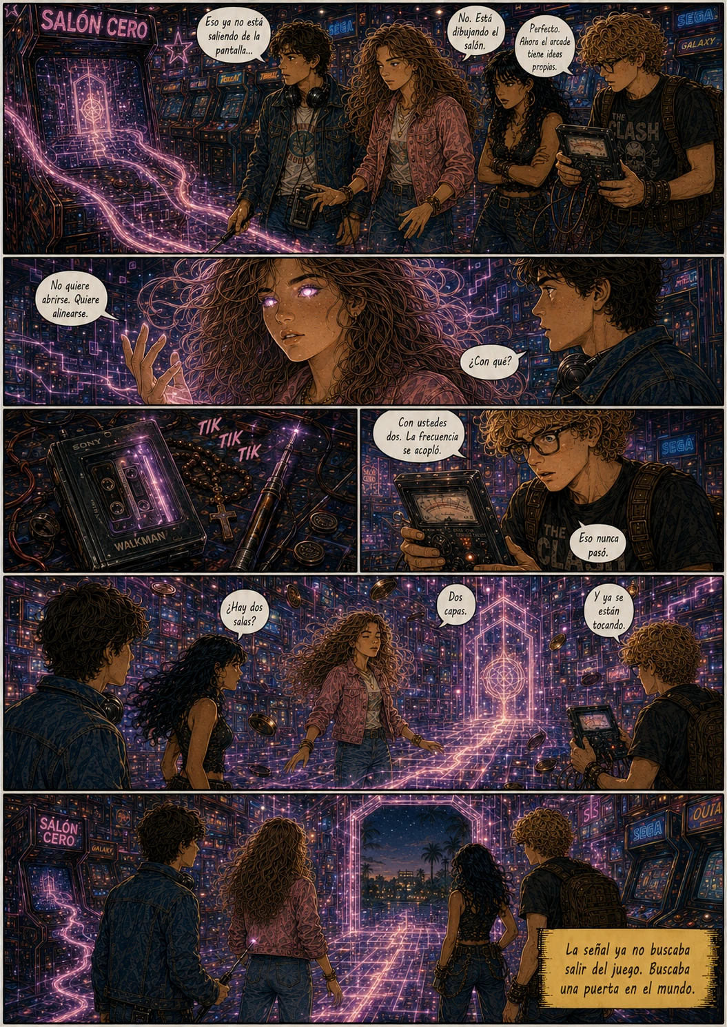 Planeta Cero, capítulo 1, página 22. Página completa del cómic.