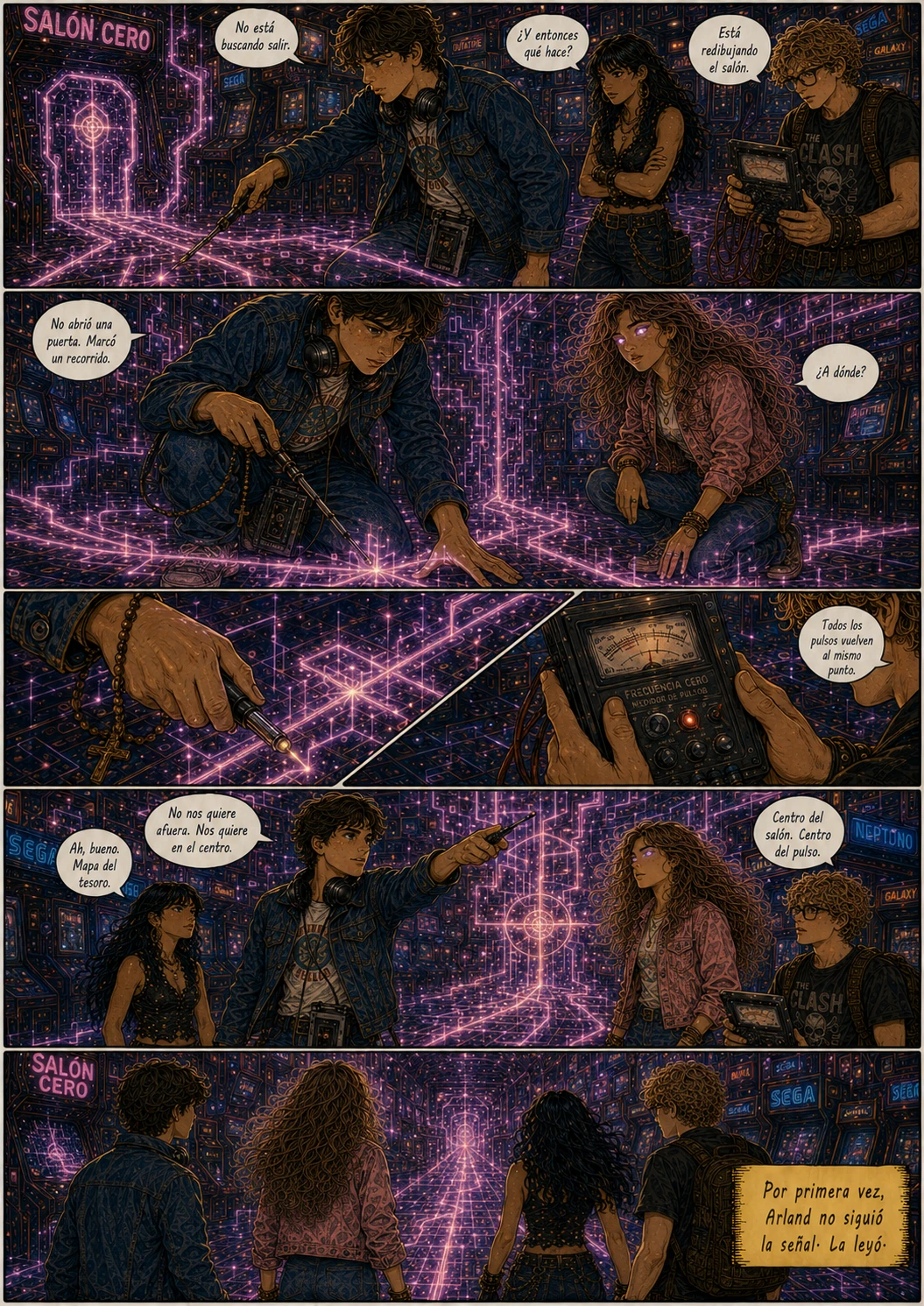 Planeta Cero, capítulo 1, página 23. Página completa del cómic.