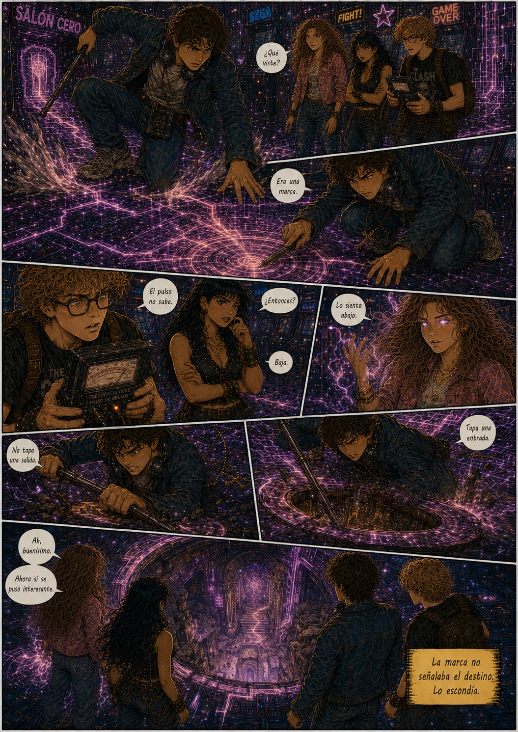 Planeta Cero, capítulo 1, página 26. Página completa del cómic.