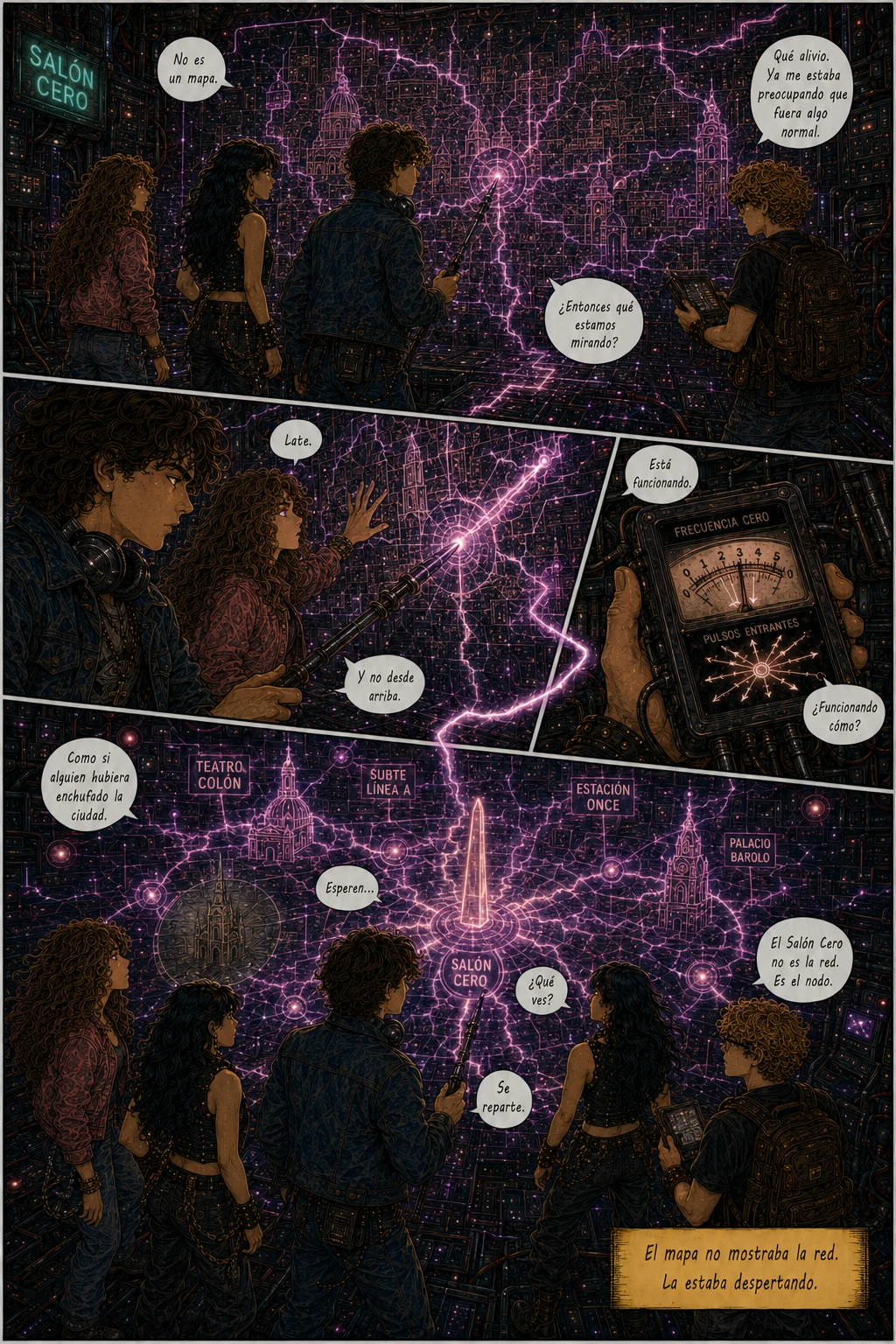 Planeta Cero, capítulo 1, página 29. Página completa del cómic.