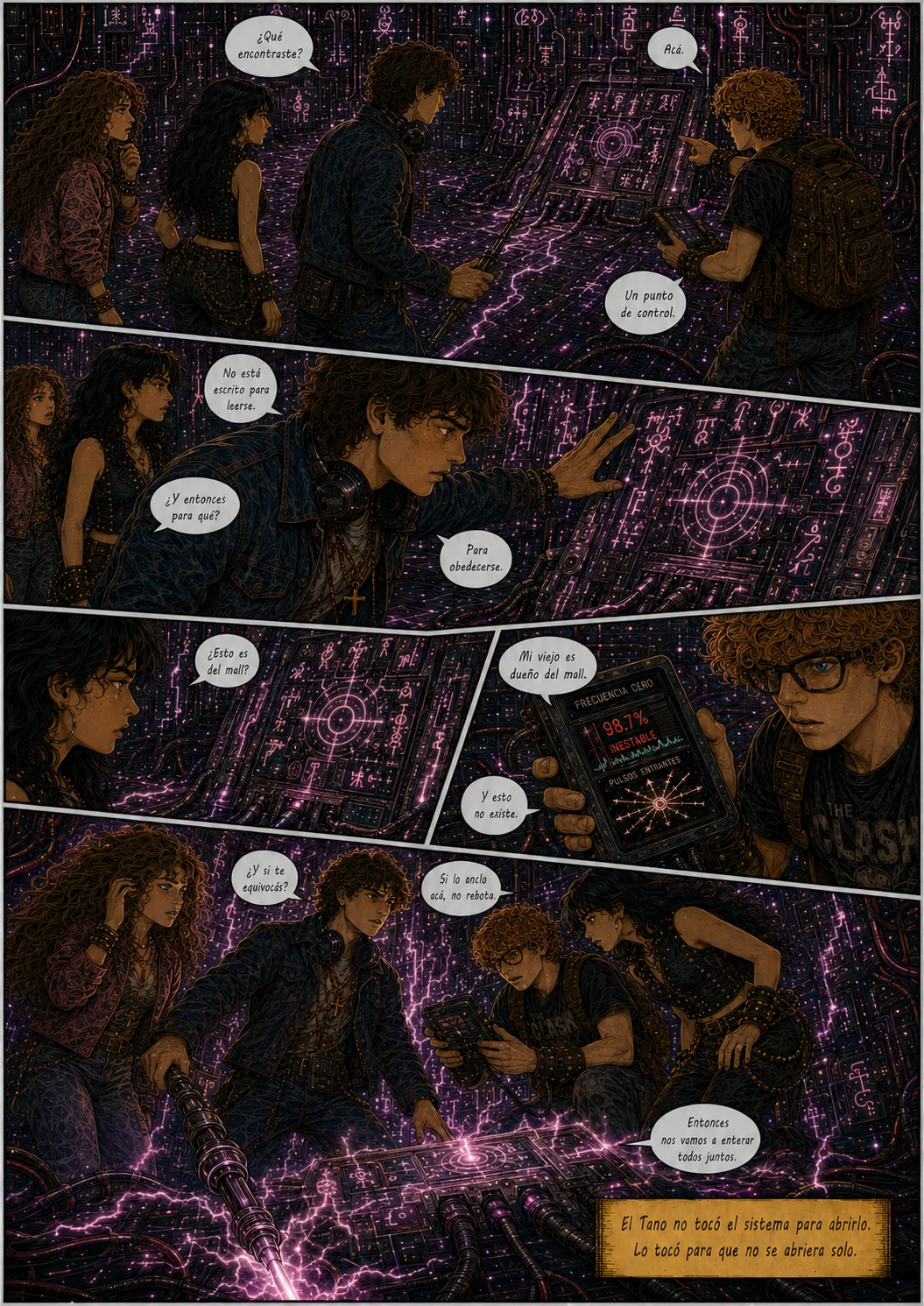 Planeta Cero, capítulo 1, página 31. Página completa del cómic.