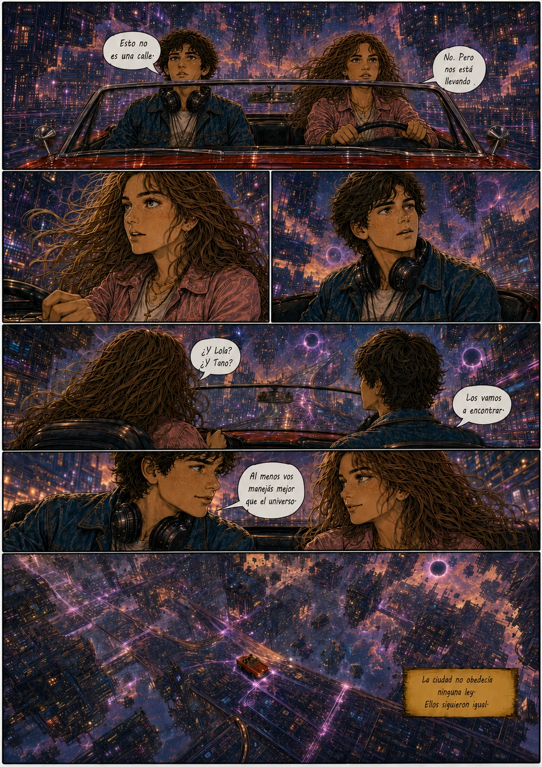 Planeta Cero, capítulo 1, página 38. Página completa del cómic.