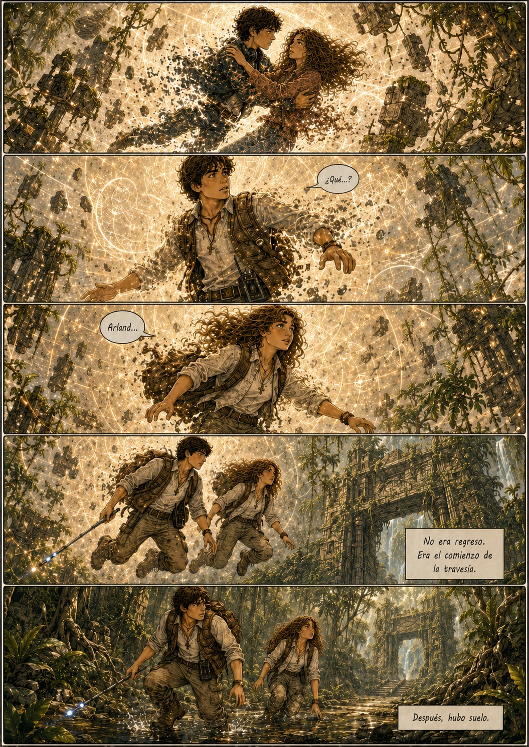 Planeta Cero, capítulo 1, página 55. Página completa del cómic.